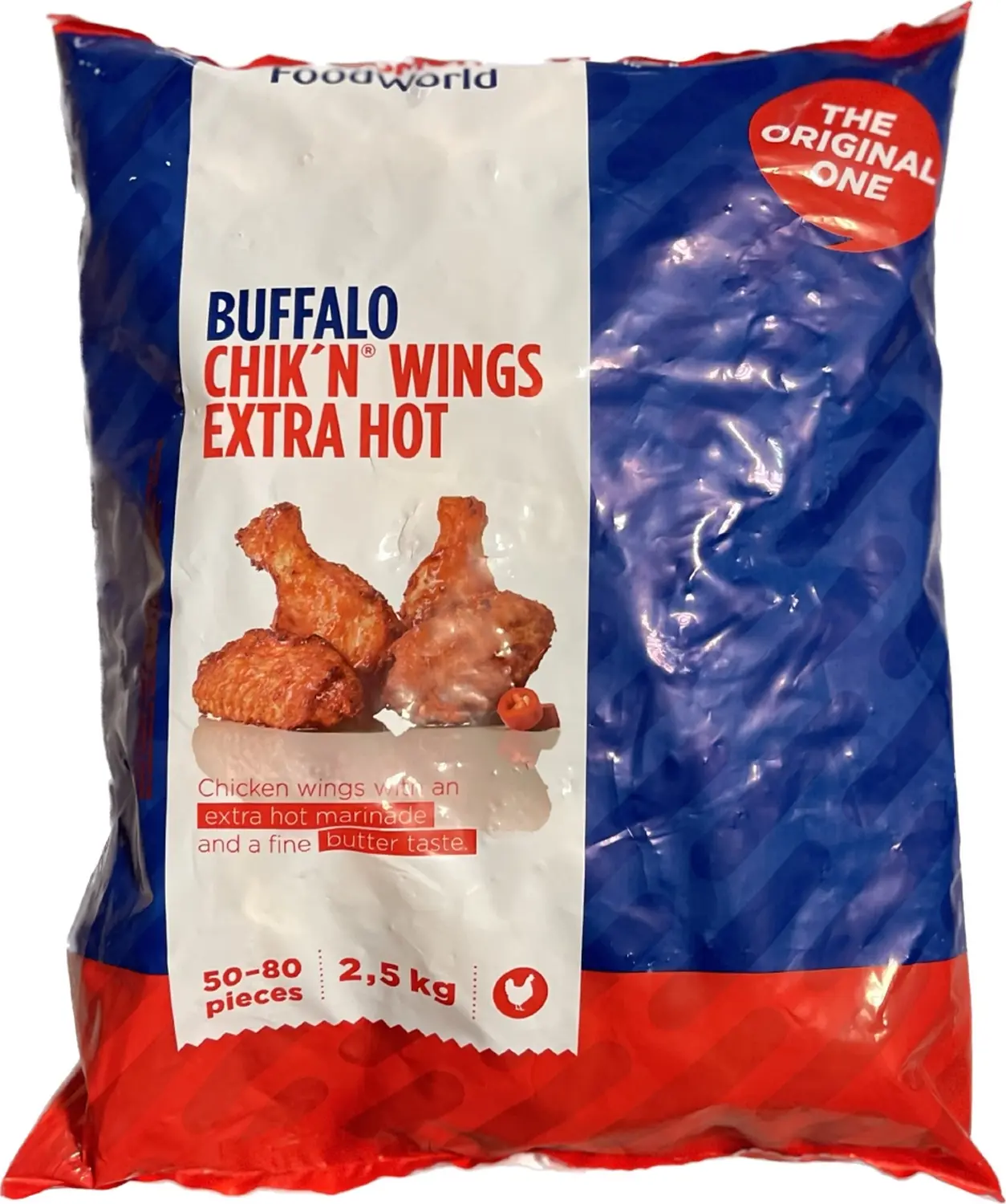 IKL-FOODS, Buffalo Chick'n Wings extra hot, Salomon